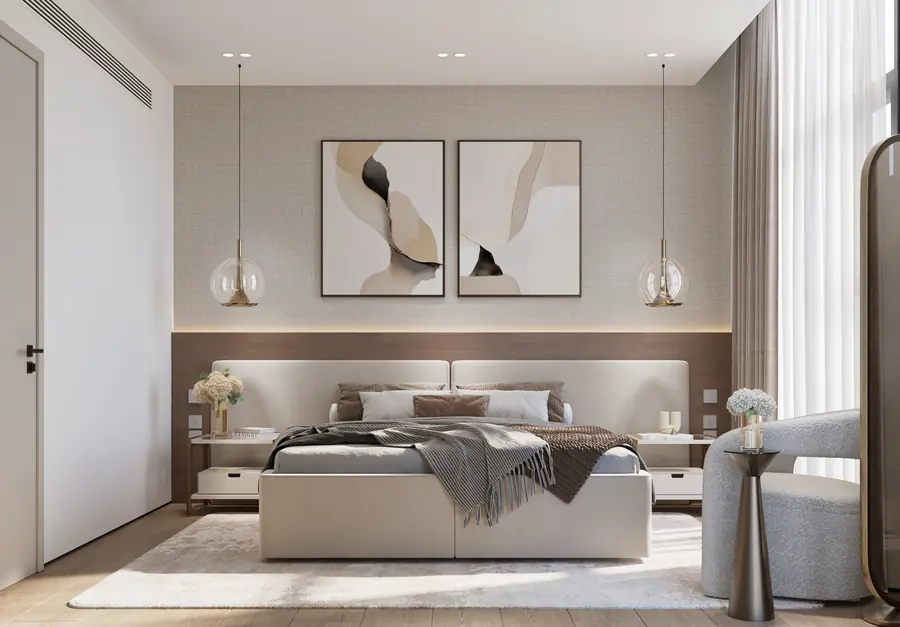 Al Ranim Townhouse, master bedroom