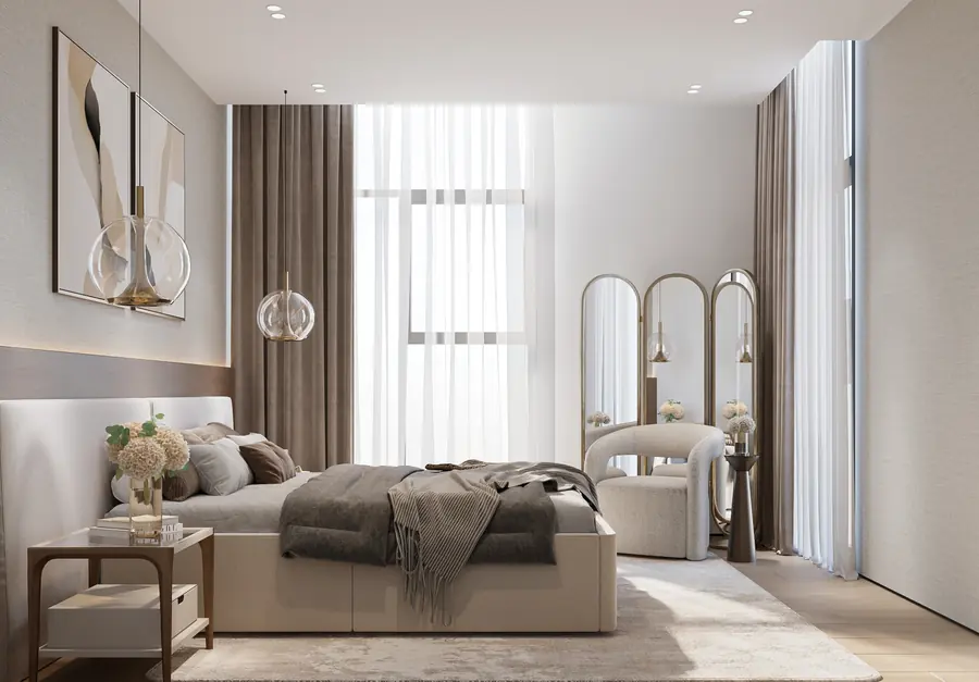 Al Ranim Townhouse, master bedroom