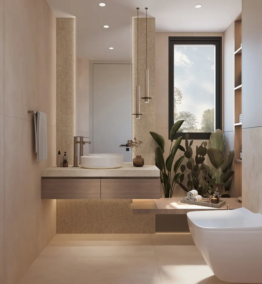 Al Ranim Townhouse, powder room