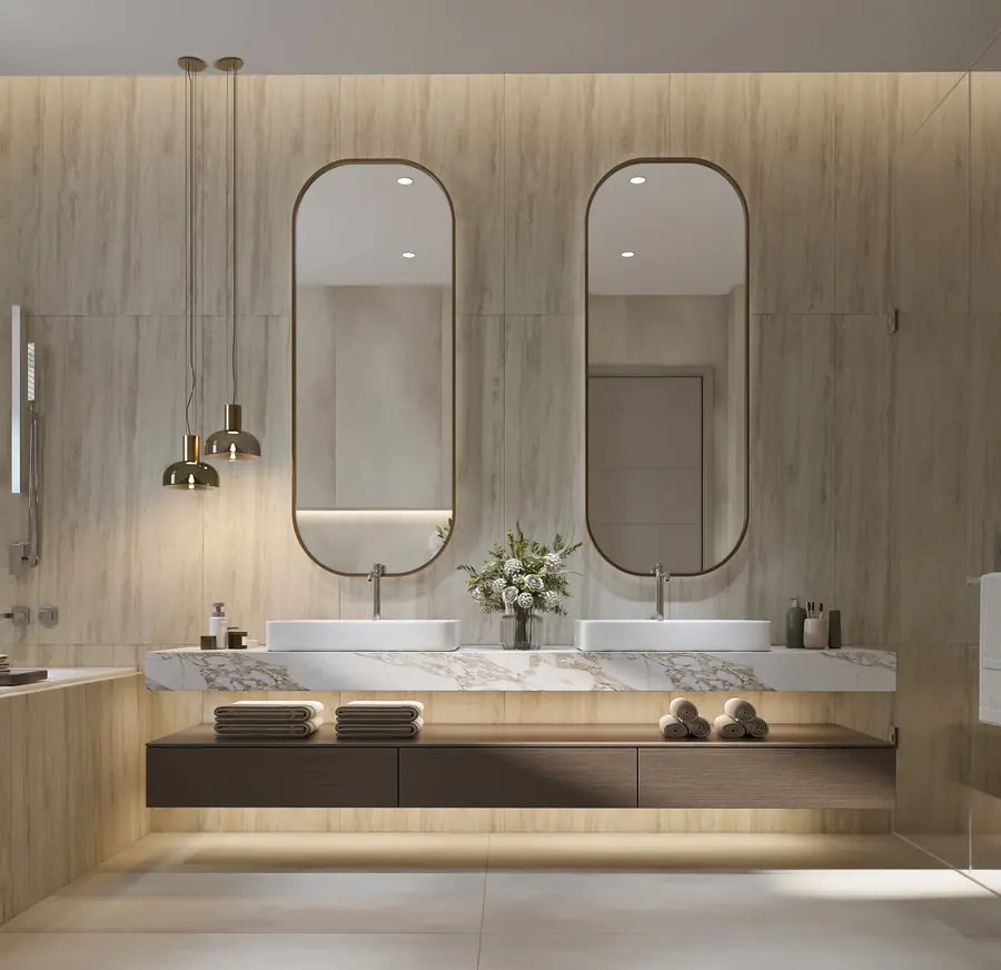 District One Villa, master bathroom