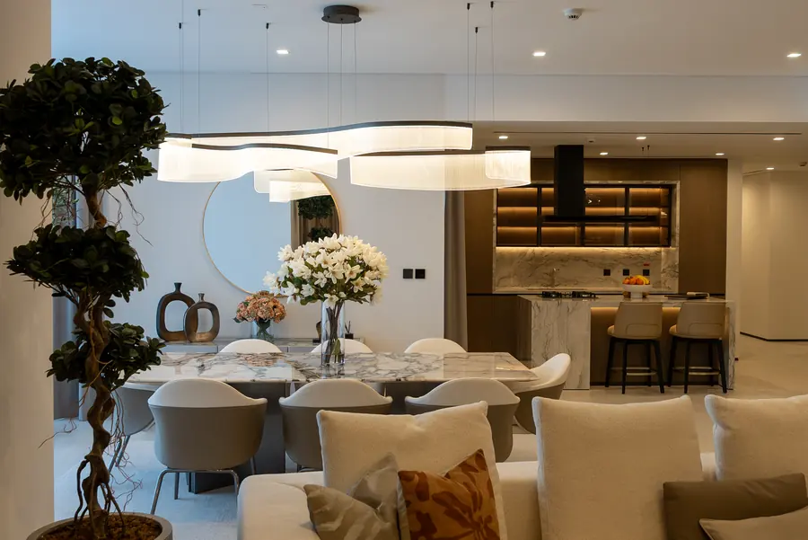 Dining and kitchen, LIV Marina Penthouse