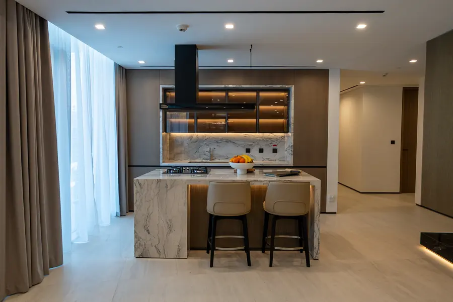 LIV Marina Penthouse, kitchen island
