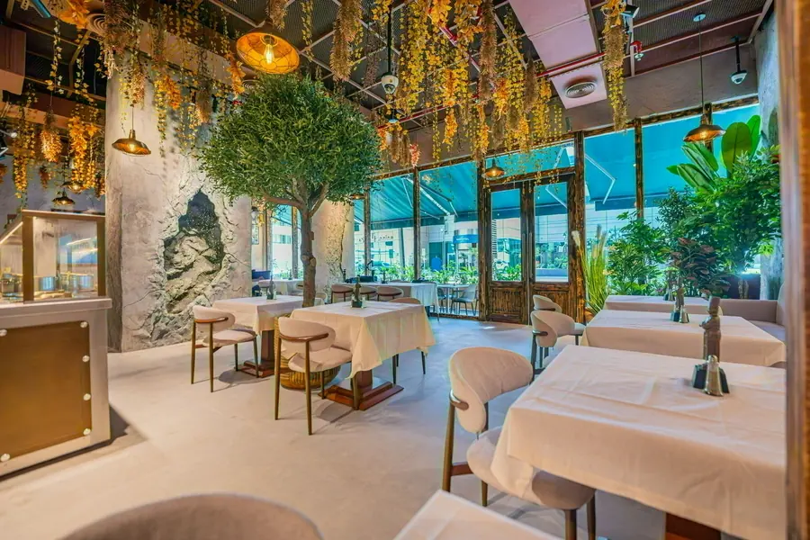 Lokanta 1928, dining room towards the terrace