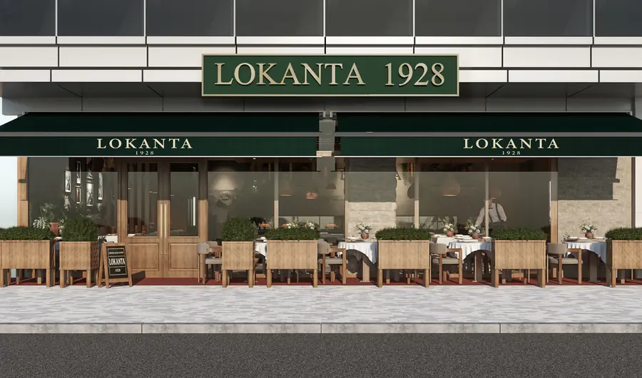 Lokanta 1928, street elevation