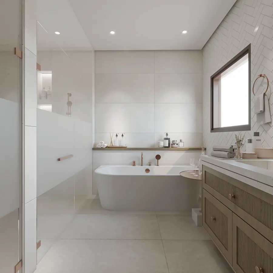 Villa Samara, master bathroom