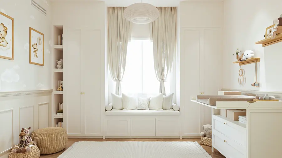 Villa Samara, nursery window seat